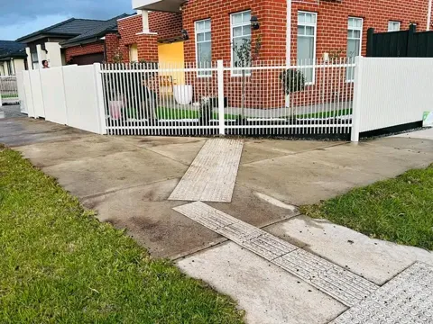 White fence